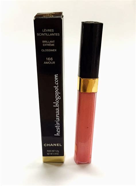 Chanel Lèvres Scintillantes Glossimer in 166 Amour 